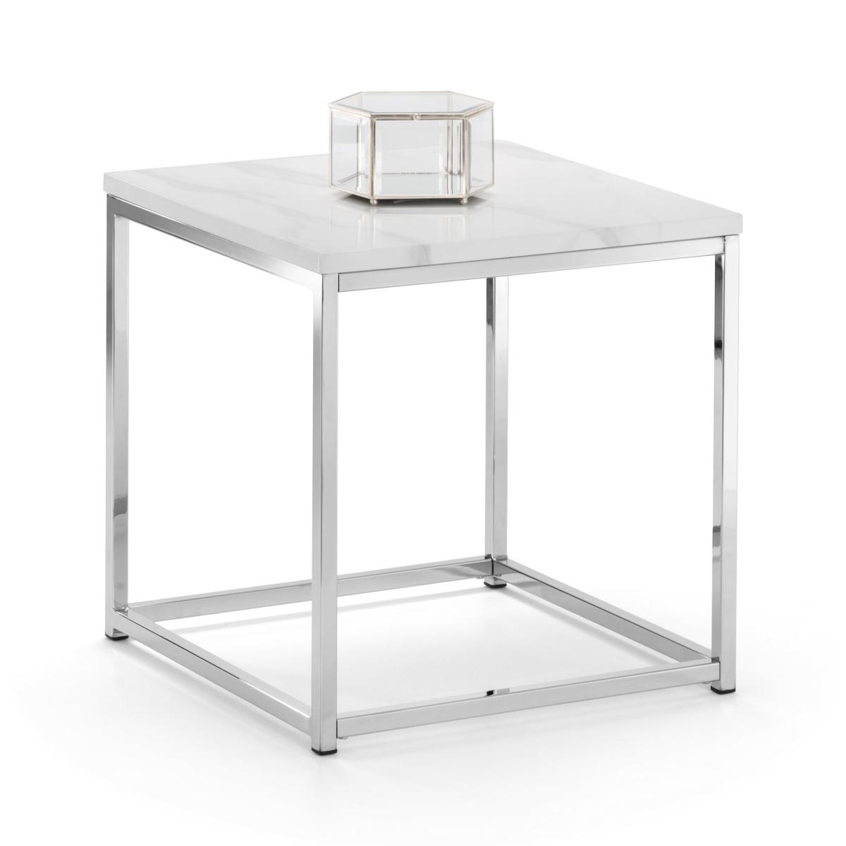 Scala Marble Effect White Lamp Table White – image 2