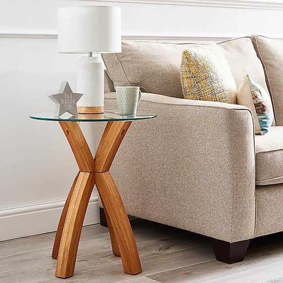 Xavi Side Table Oak (Brown) – image 3