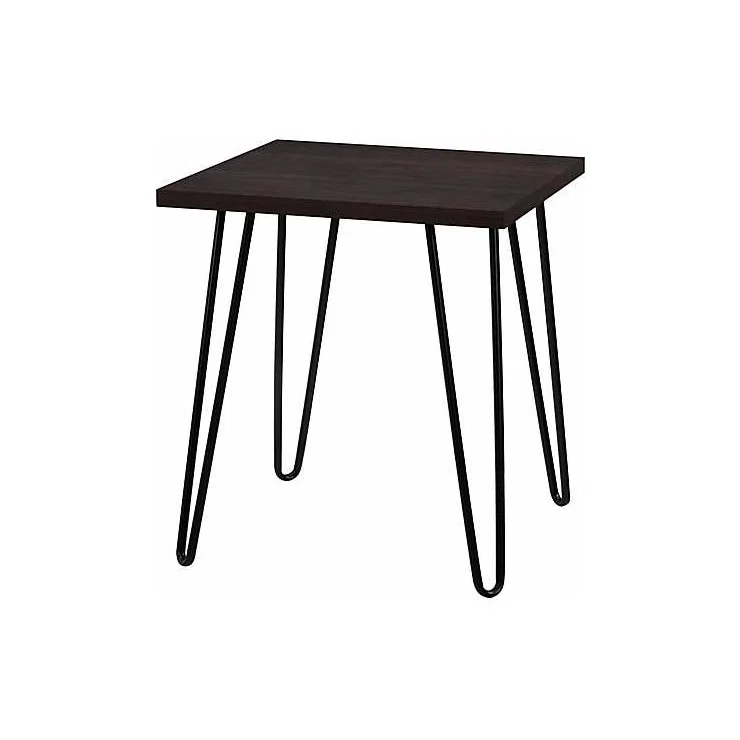Owen Retro Side Table Brown