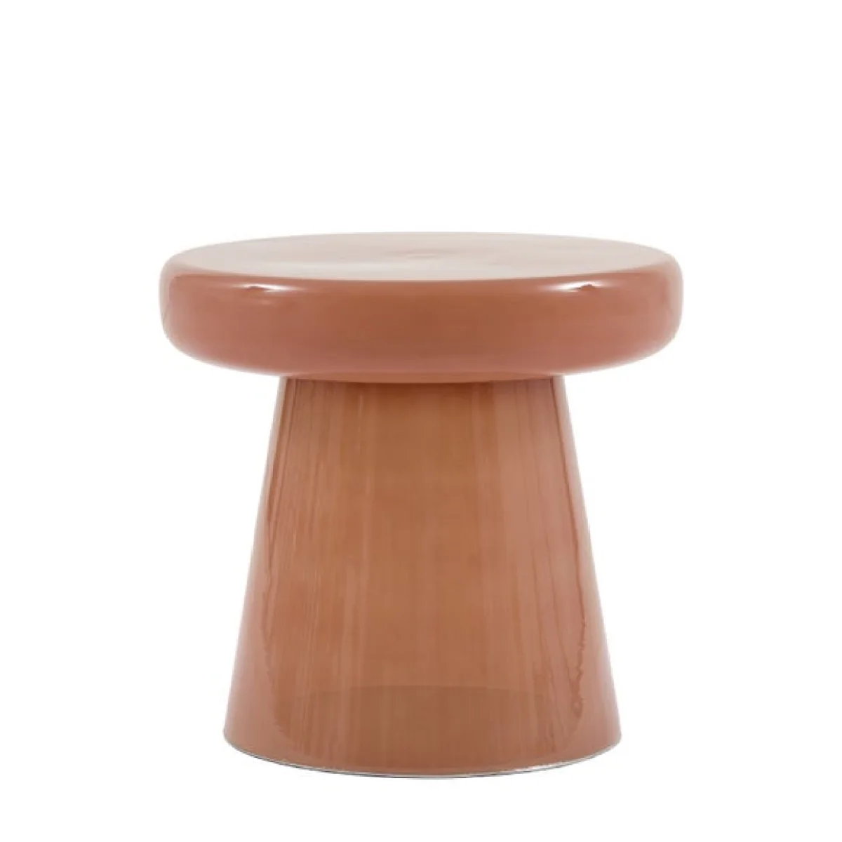 Return - Ambrose Side Table, Coral & Glass – image 5