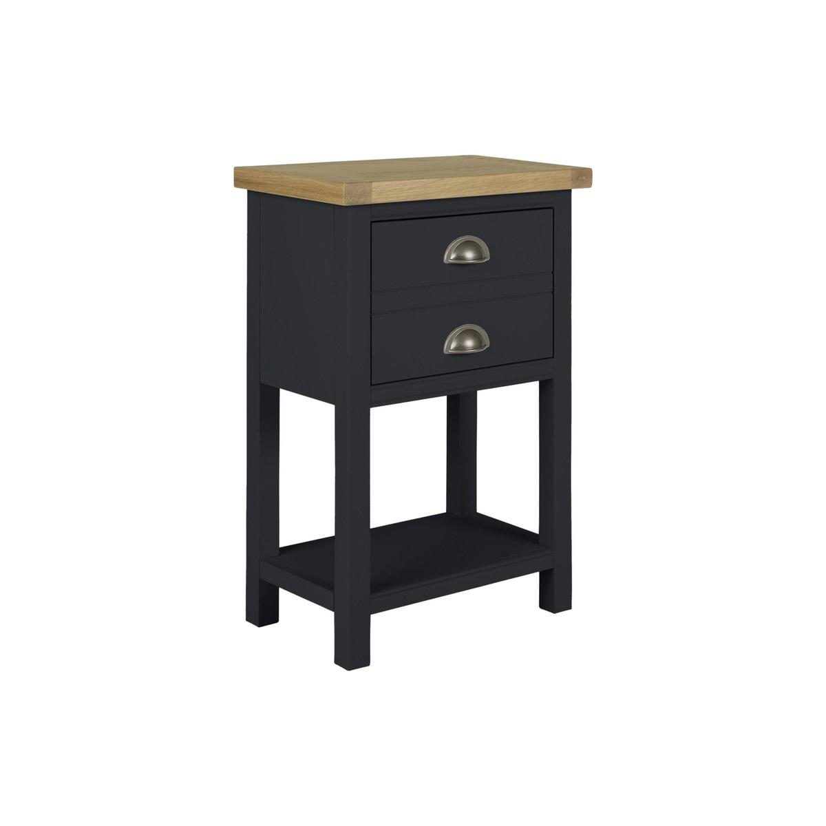 Compton Charcoal Side Table Charcoal – image 1