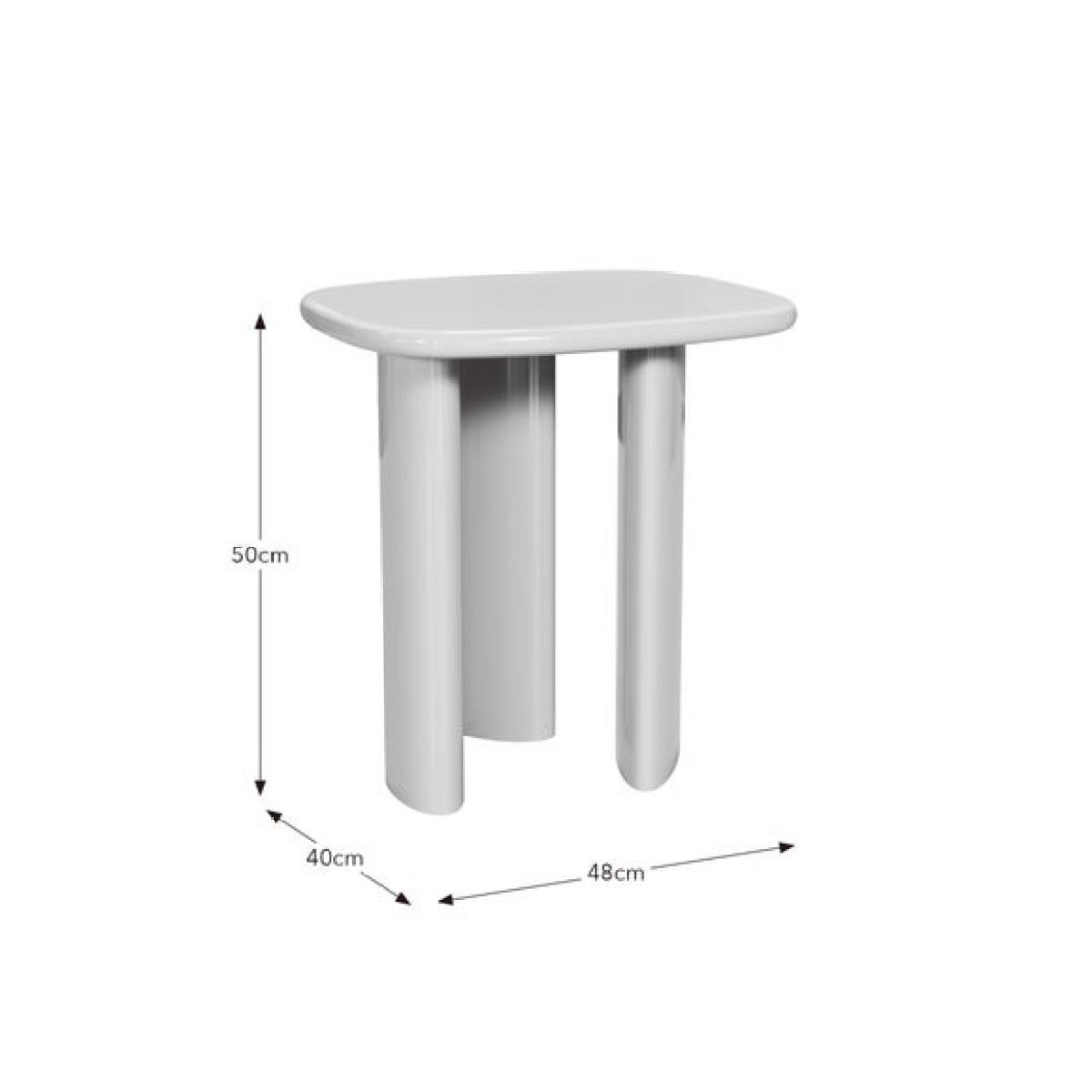 Elements Ellis Gloss Side Table – image 7