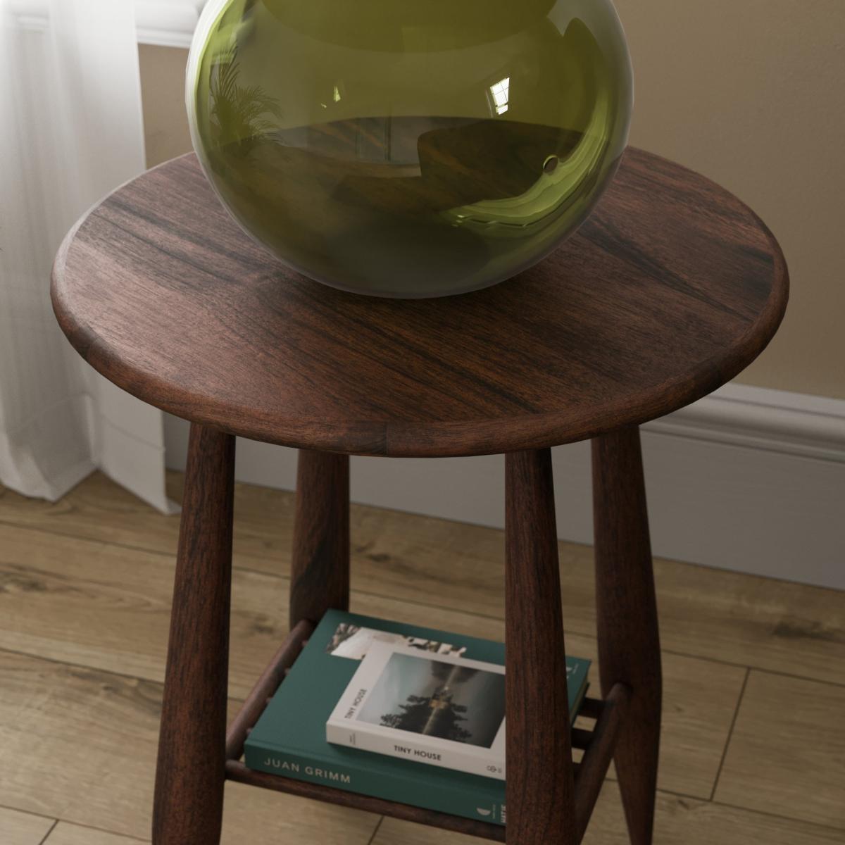 Haider Side Table, Acacia Wood – image 3