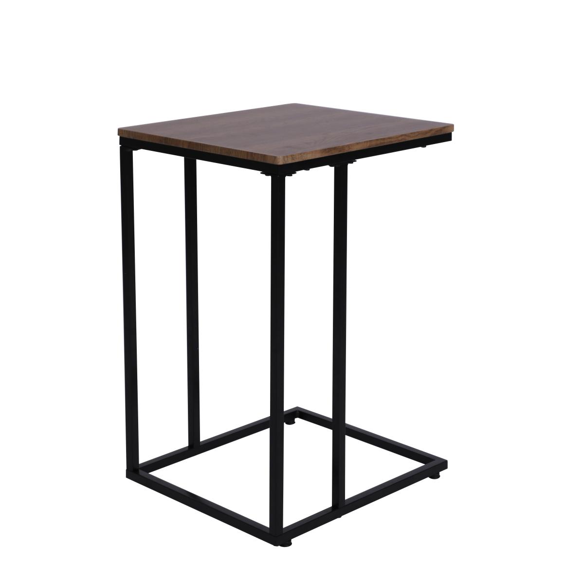 Charlie Rustic Wood Effect Side Table Brown – image 3