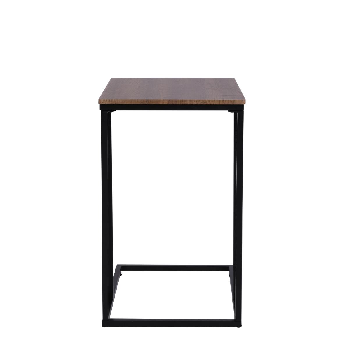 Charlie Rustic Wood Effect Side Table Brown – image 4
