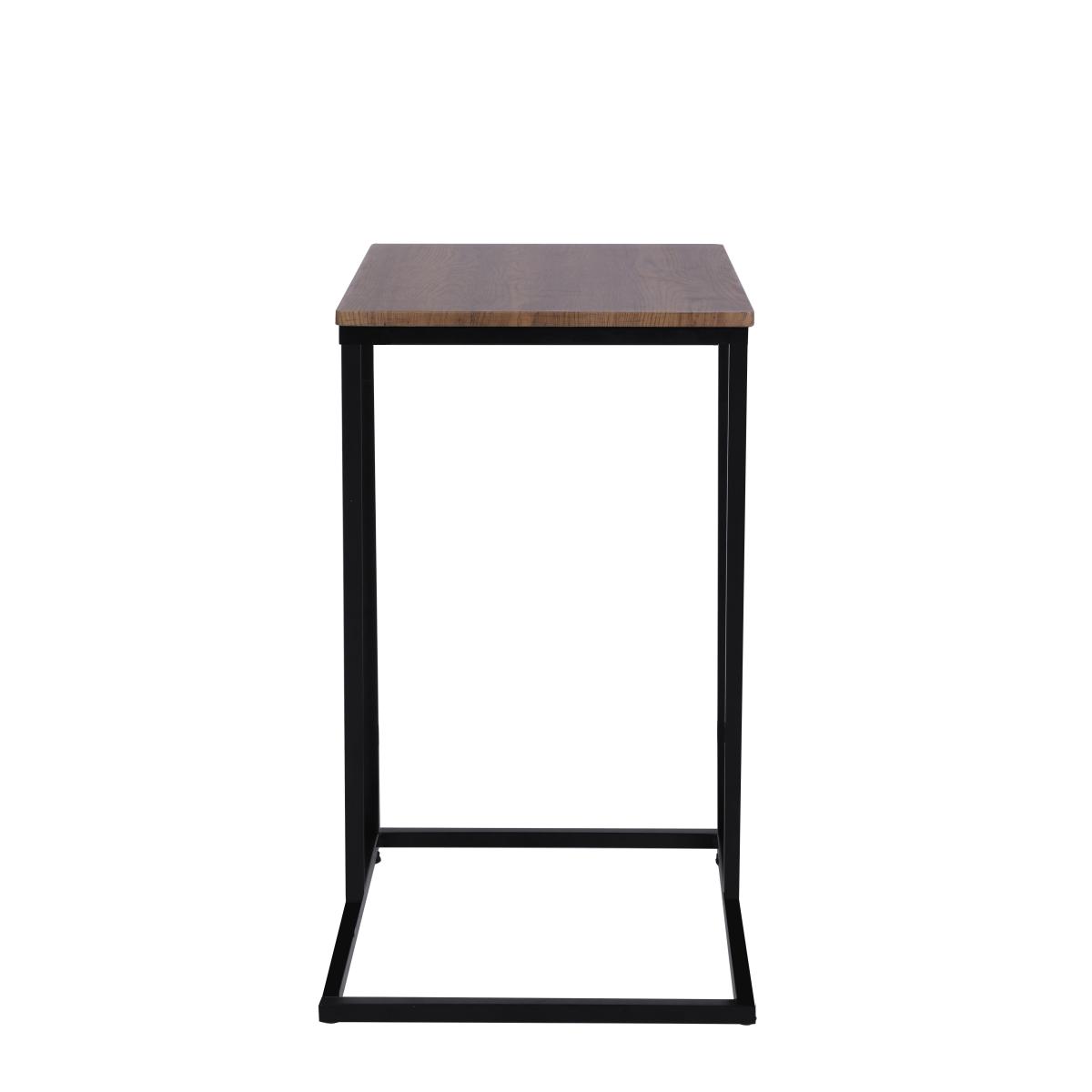 Charlie Rustic Wood Effect Side Table Brown – image 5