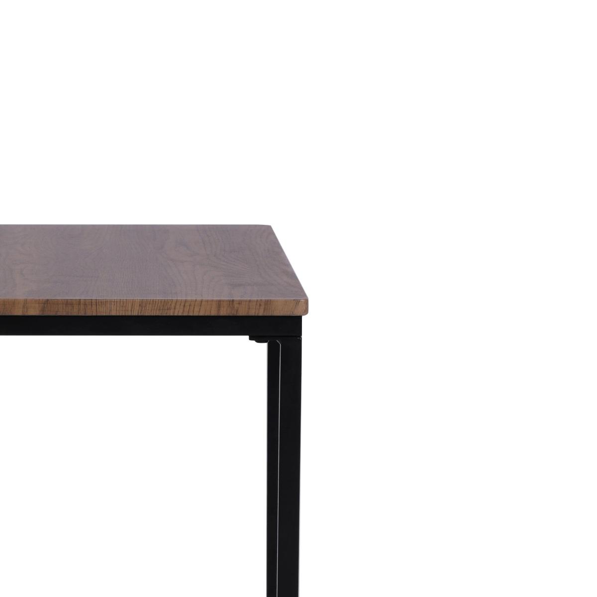 Charlie Rustic Wood Effect Side Table Brown – image 6