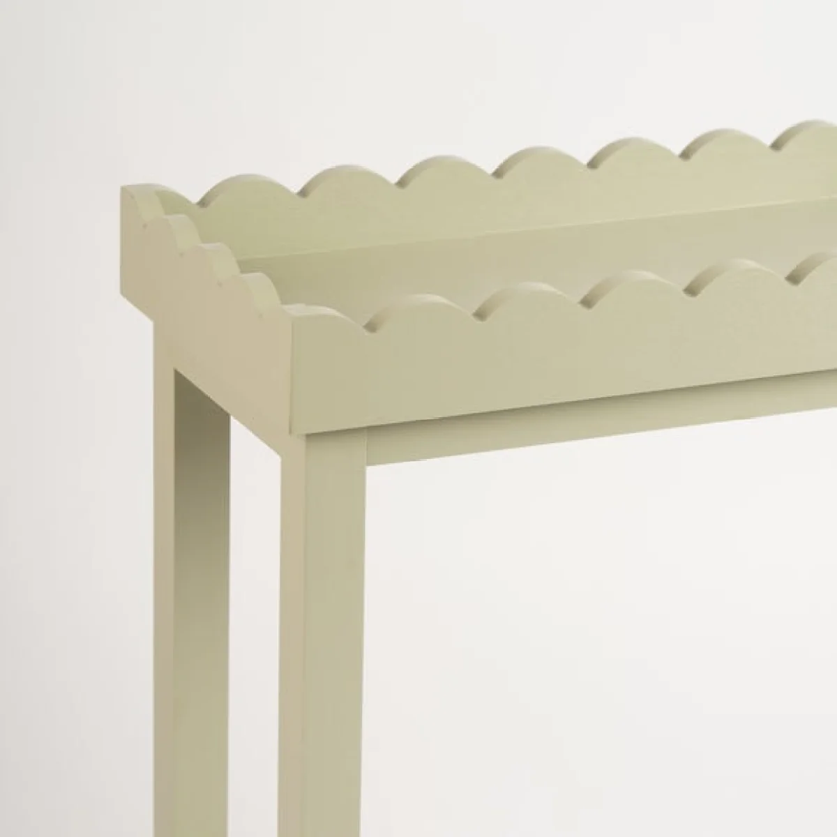 Scallop Sofa Side Table – image 2