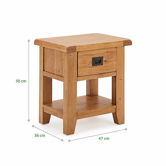 Oakville Side Table Light Oak – image 6
