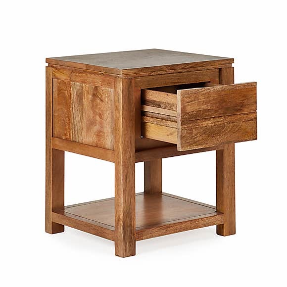 Harlam Side Table Brown and Grey – image 4