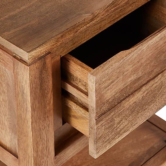 Harlam Side Table Brown and Grey – image 6