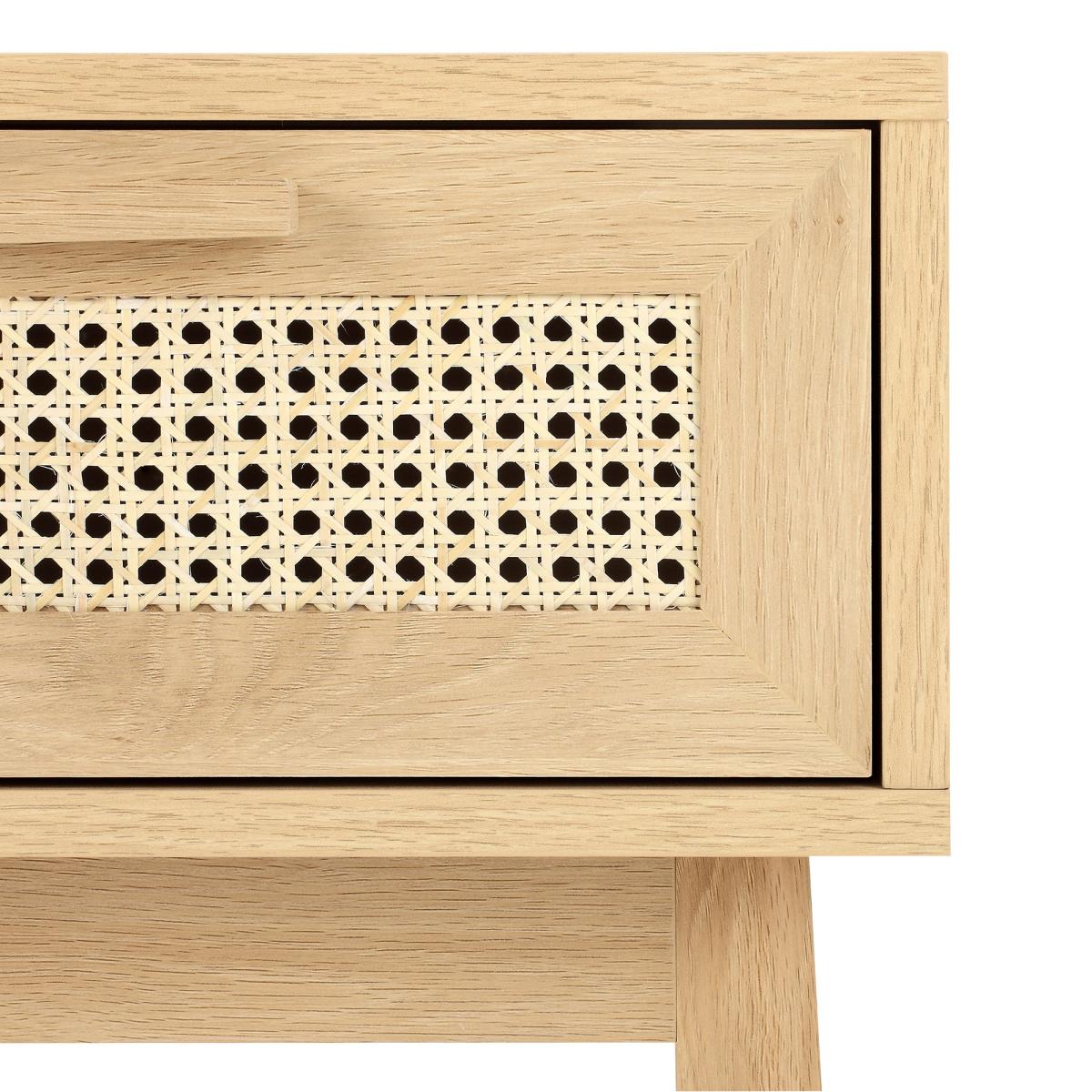 Java 1 Drawer Side Table, Light Oak Light Oak – image 5