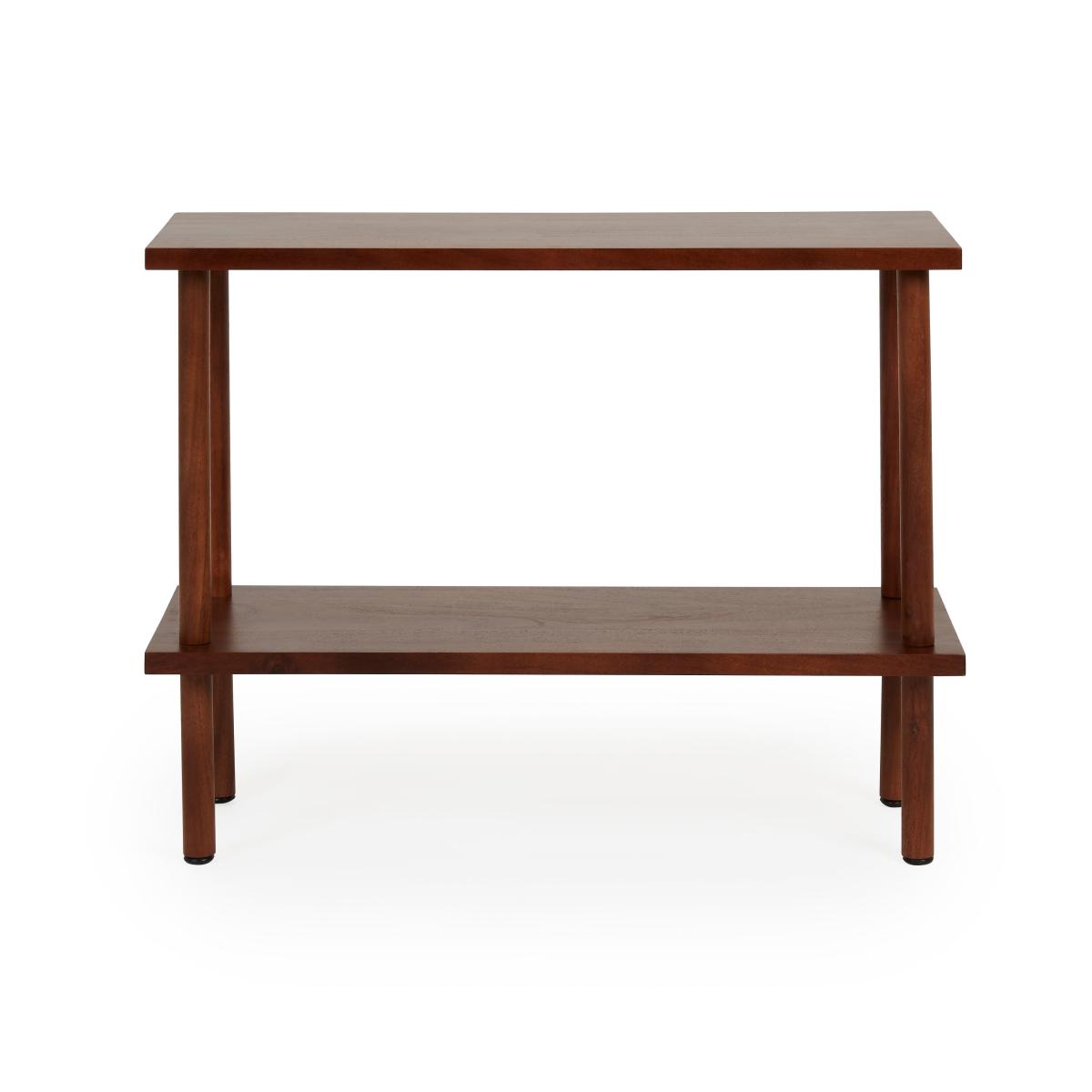 Sheamus 2 Tier Shelving Side Table Wood (Brown) – image 2