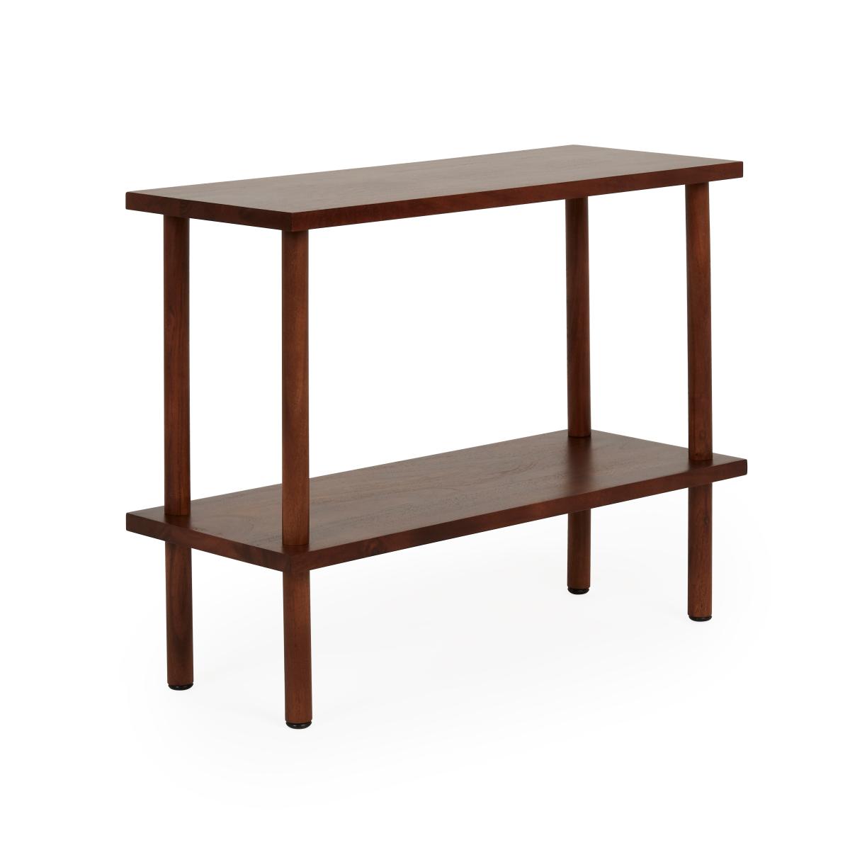 Sheamus 2 Tier Shelving Side Table Wood (Brown) – image 3