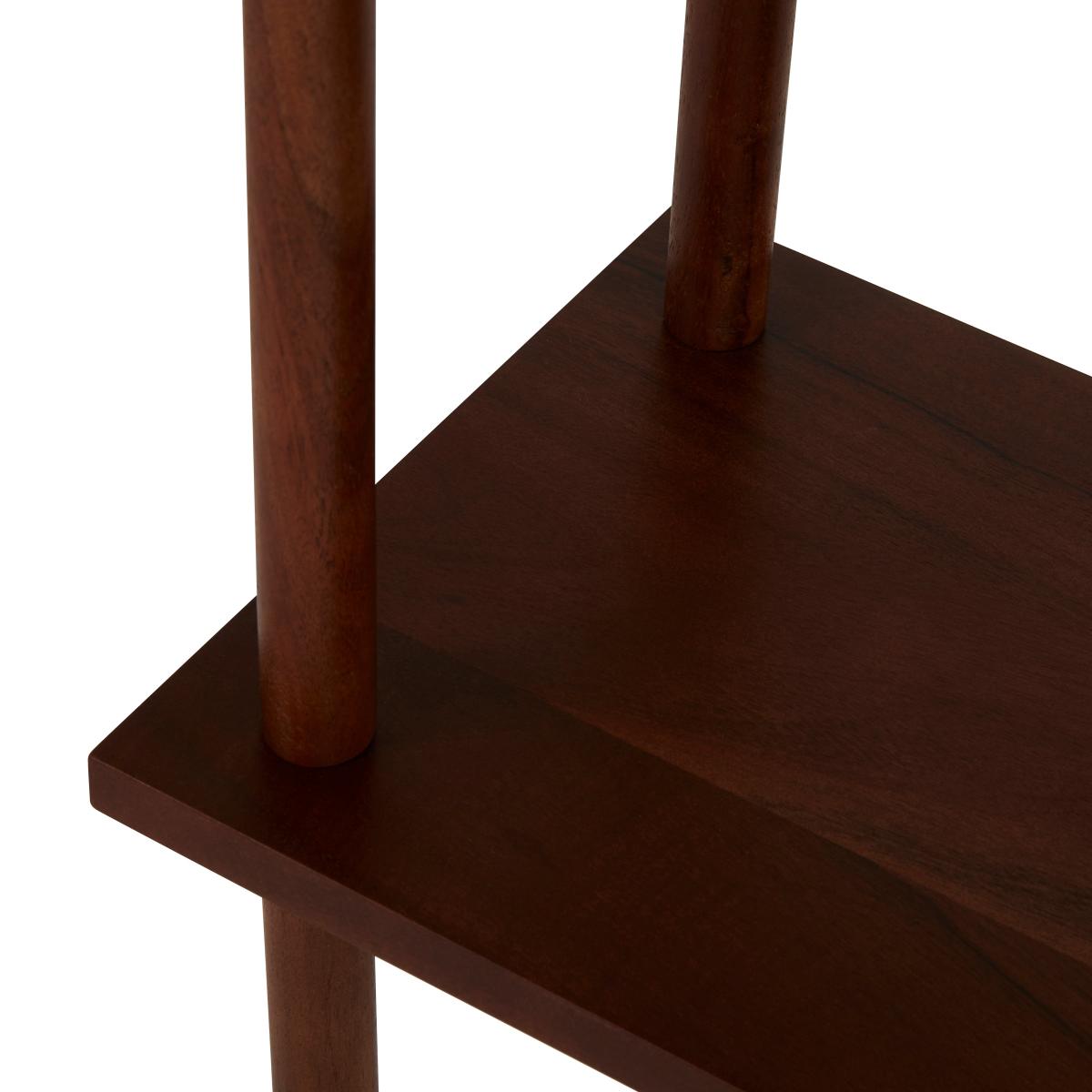 Sheamus 2 Tier Shelving Side Table Wood (Brown) – image 4