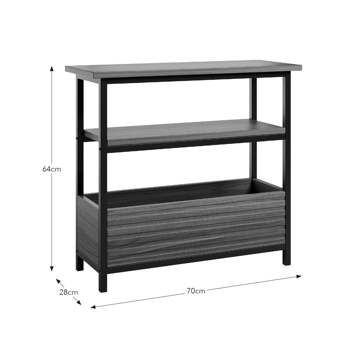 Bryant Wide Side Table Walnut – image 6