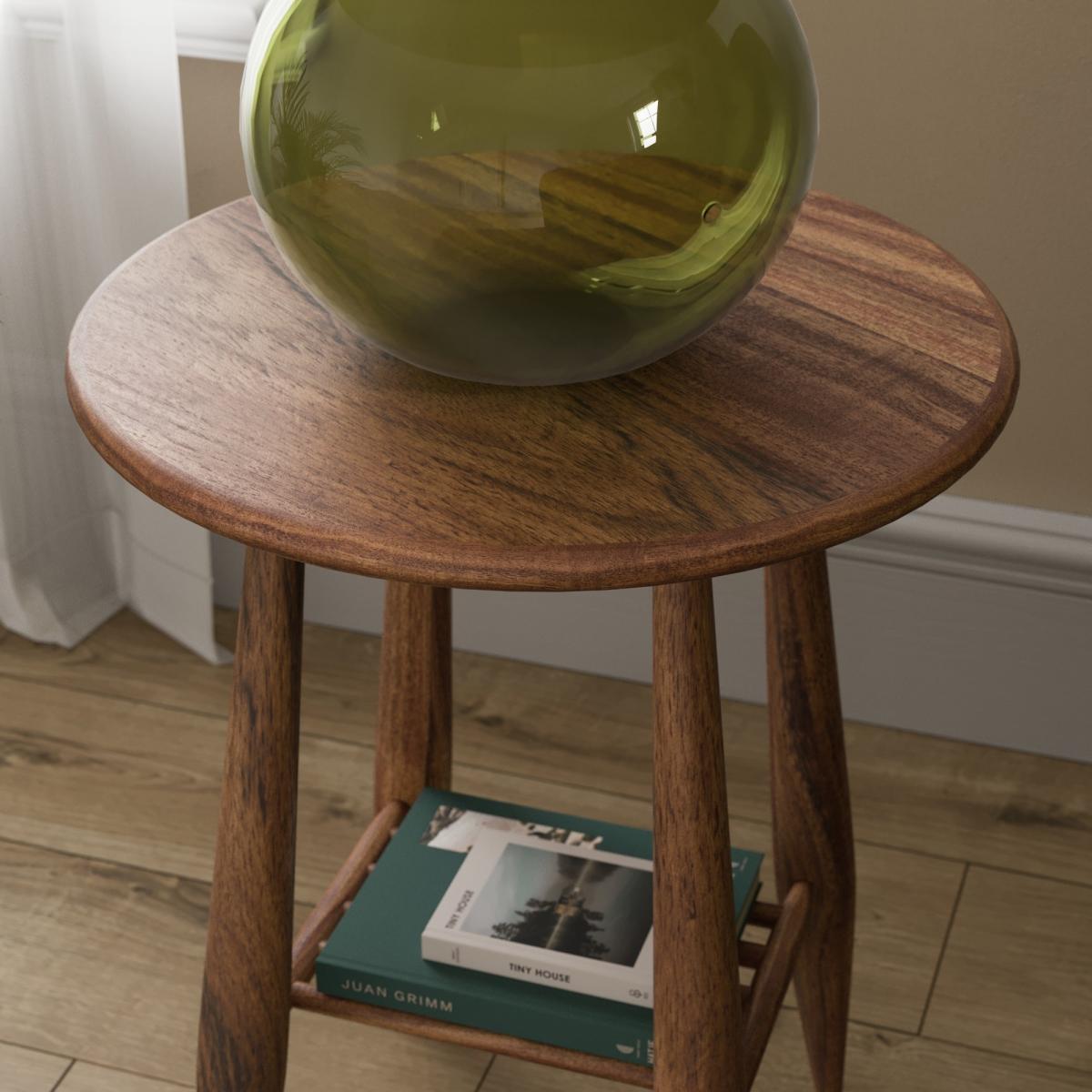 Haider Side Table, Acacia Wood – image 3