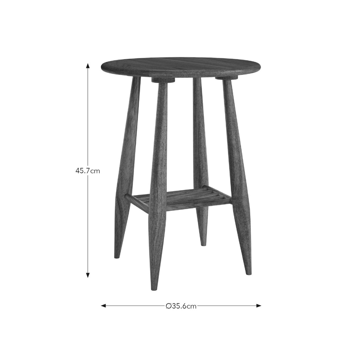 Haider Side Table, Acacia Wood – image 6