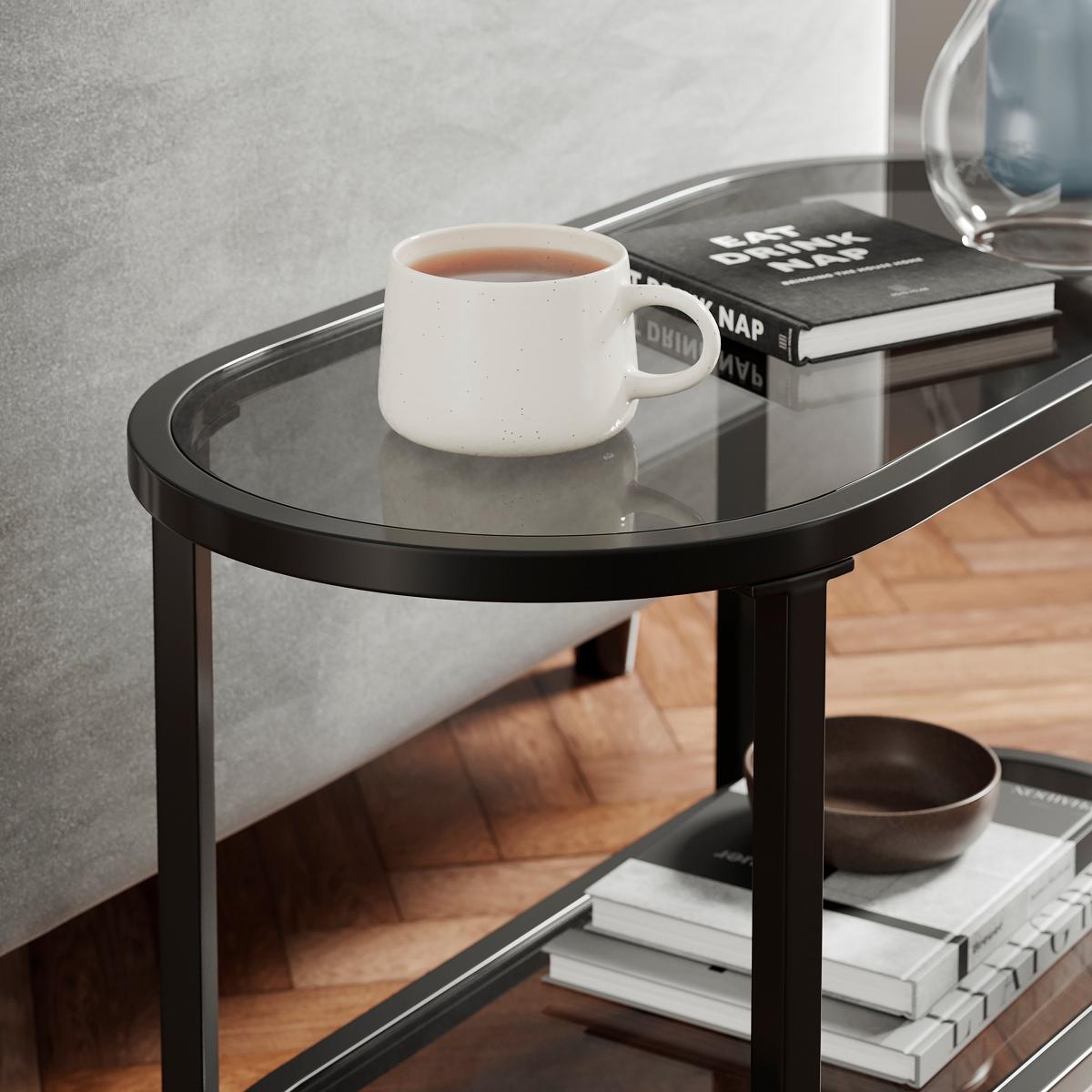 Sofia Long Side Table Black – image 4