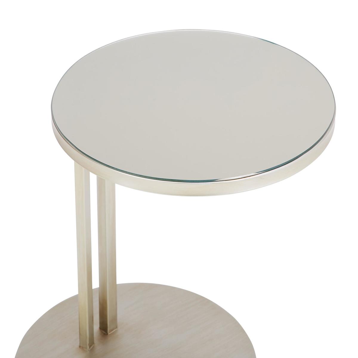 Mara Round Side Table Silver – image 2