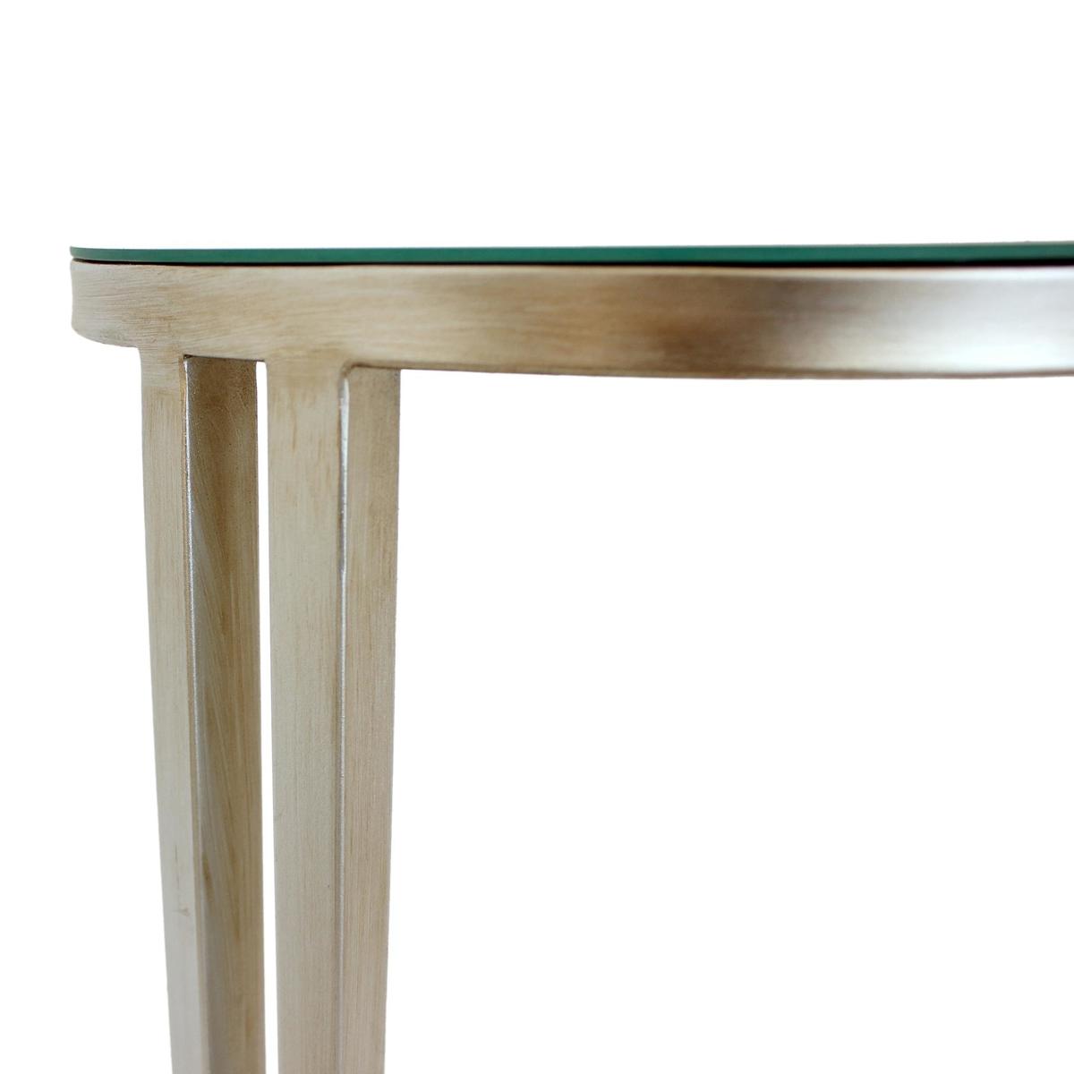 Mara Round Side Table Silver – image 4