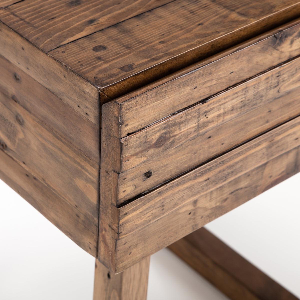 Woburn 1 Drawer Lamp Table Brown – image 8