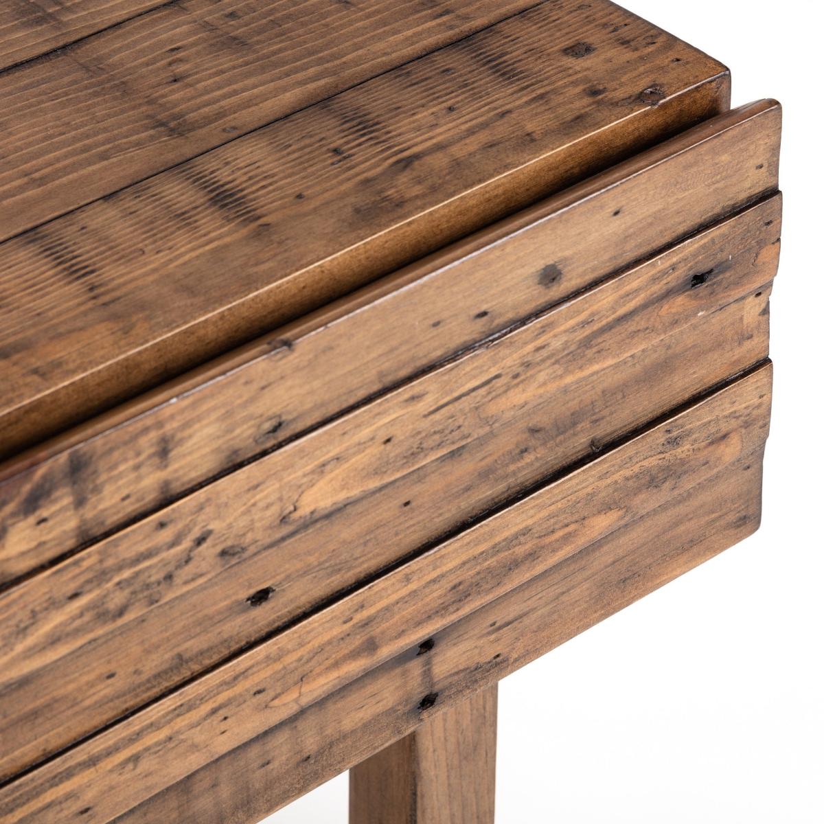 Woburn 1 Drawer Lamp Table Brown – image 9