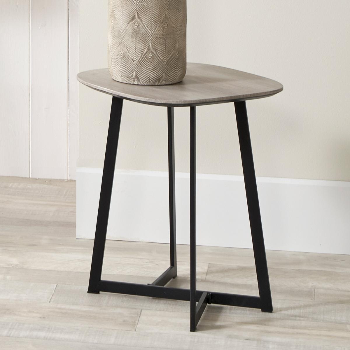 Pacific Ukiah Side Table, Wood Effect Grey – image 1