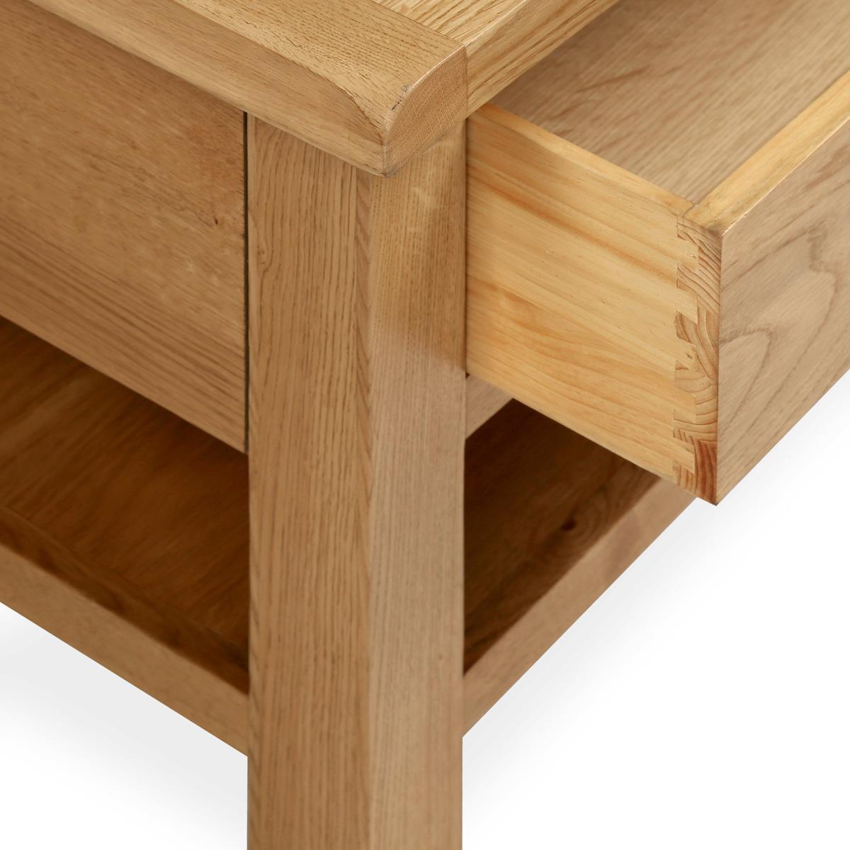 Sherbourne Oak Lamp Table Natural – image 5