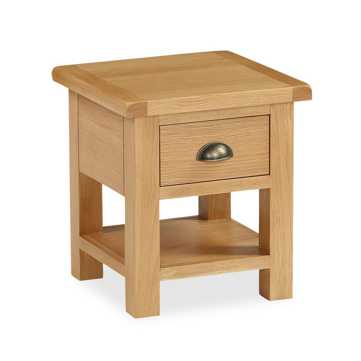 Sherbourne Oak Lamp Table Natural – image 7
