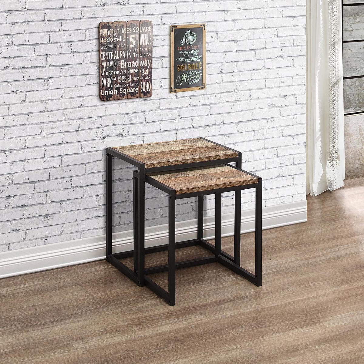 Urban Rustic Nest of Tables - Natural Natural – image 4