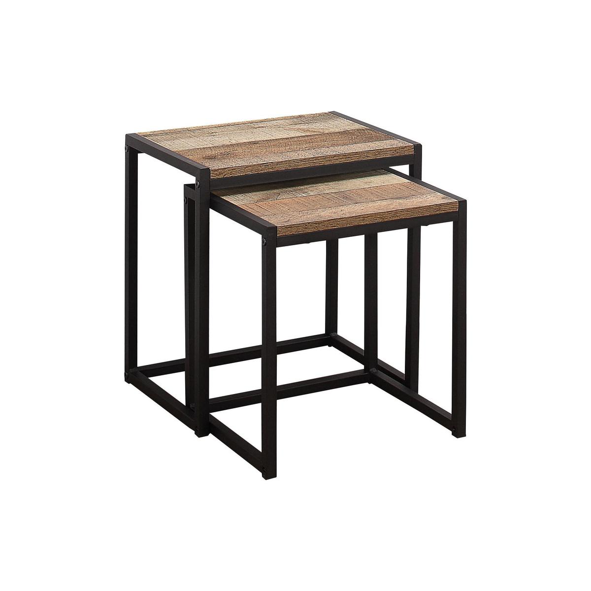 Urban Rustic Nest of Tables - Natural Natural – image 1