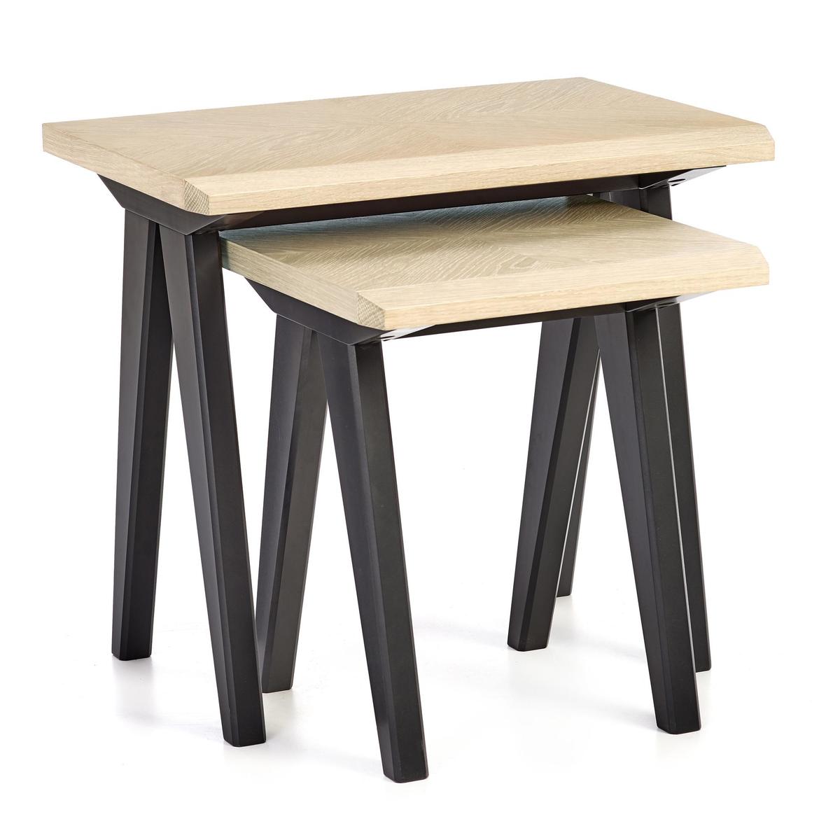 Brunel Nest of Tables Wood (Brown) – image 4