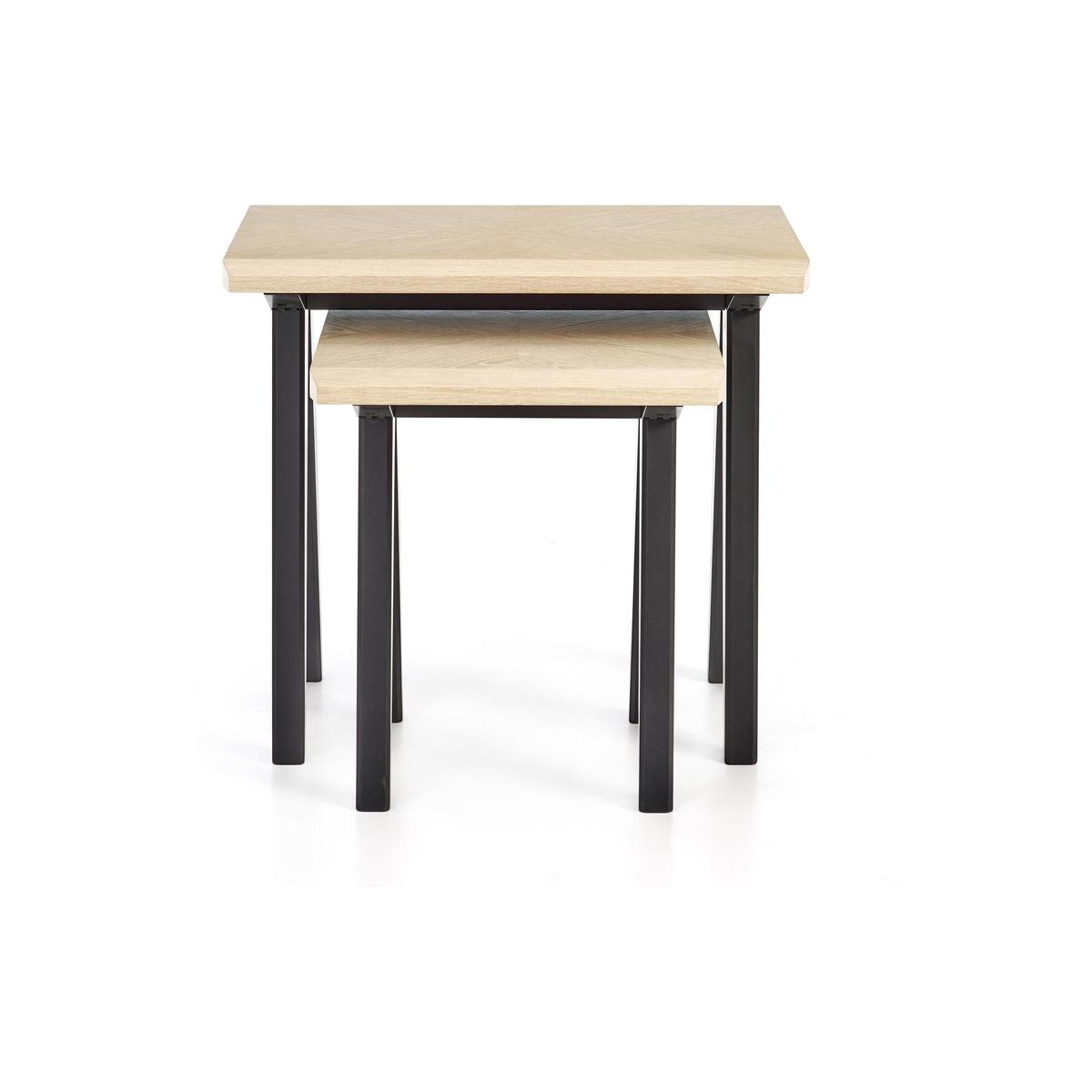 Brunel Nest of Tables Wood (Brown) – image 2