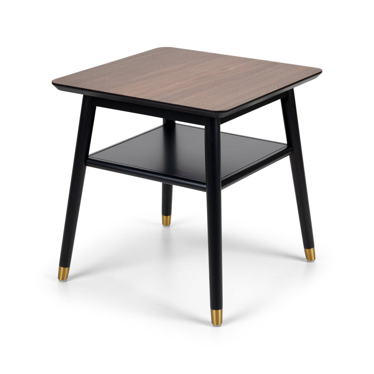 Findlay Lamp Table With Shelf Walnut – image 2