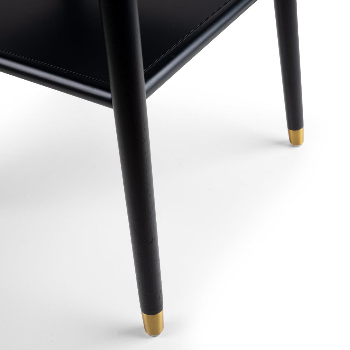 Findlay Lamp Table With Shelf Walnut – image 4