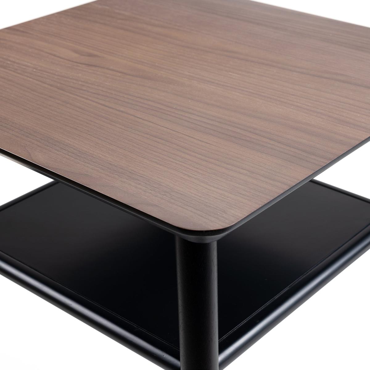 Findlay Lamp Table With Shelf Walnut – image 7