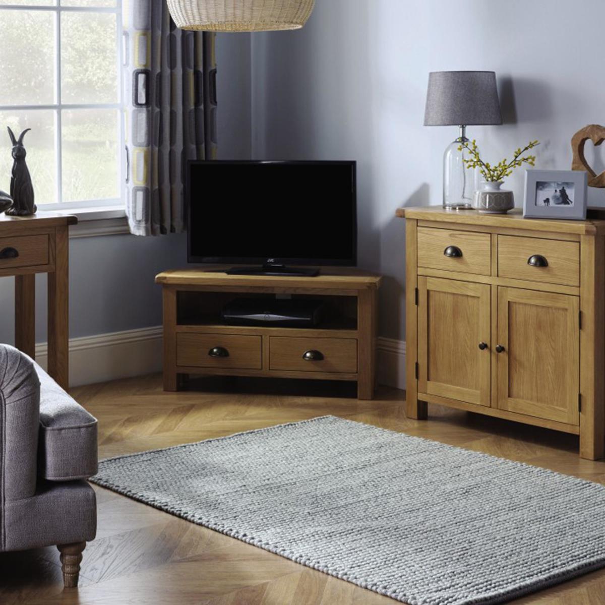 Sherbourne Oak Nest of Tables Natural – image 2