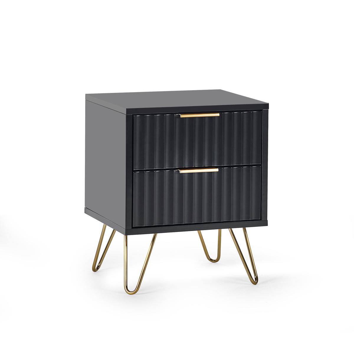 Murano Lamp Table Matt Black – image 2