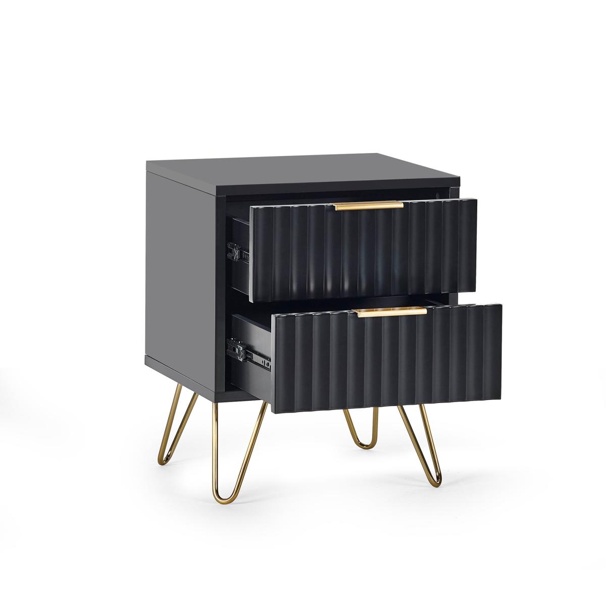 Murano Lamp Table Matt Black – image 5