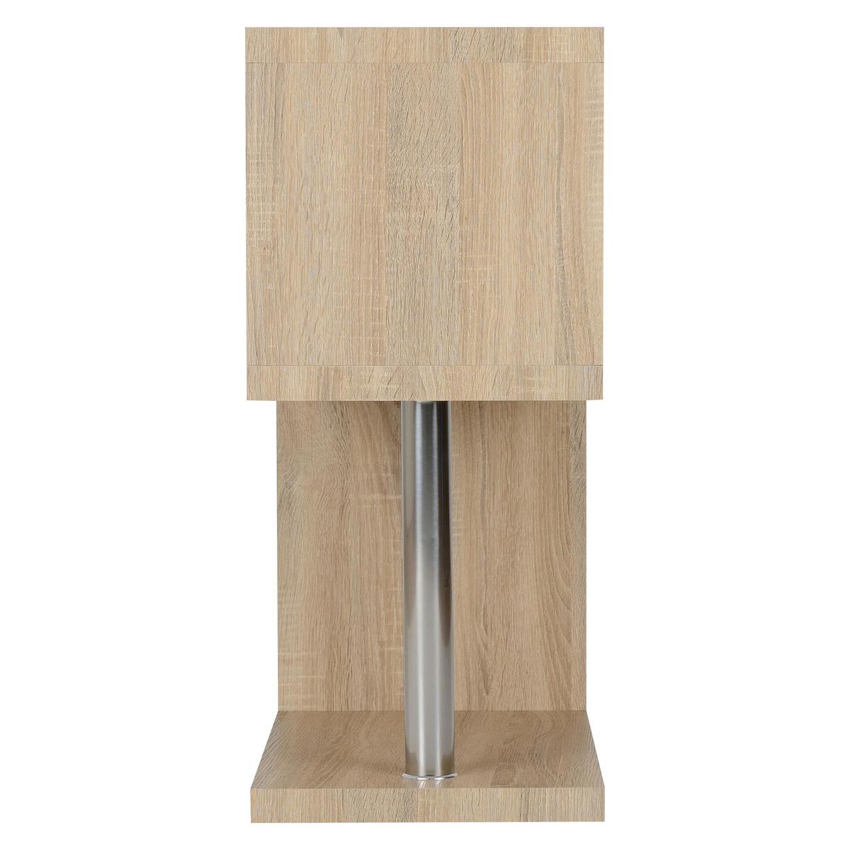 Charisma 3 Shelf Side Table Oak (Brown) – image 5