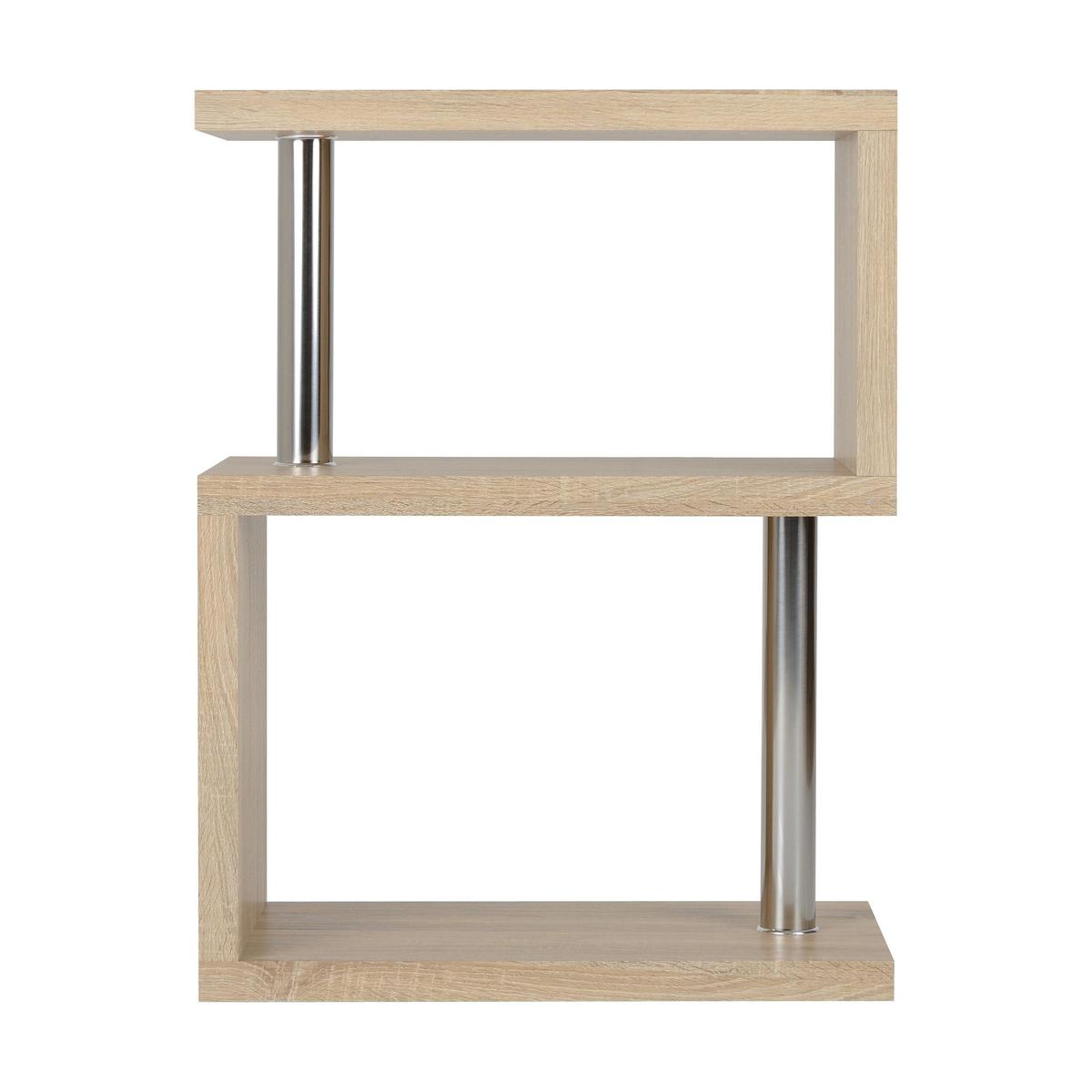 Charisma 3 Shelf Side Table Oak (Brown) – image 7