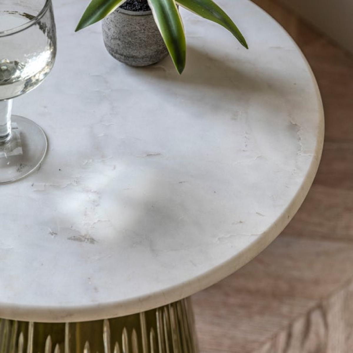 Return - Sanday Marble Top Side Table – image 3
