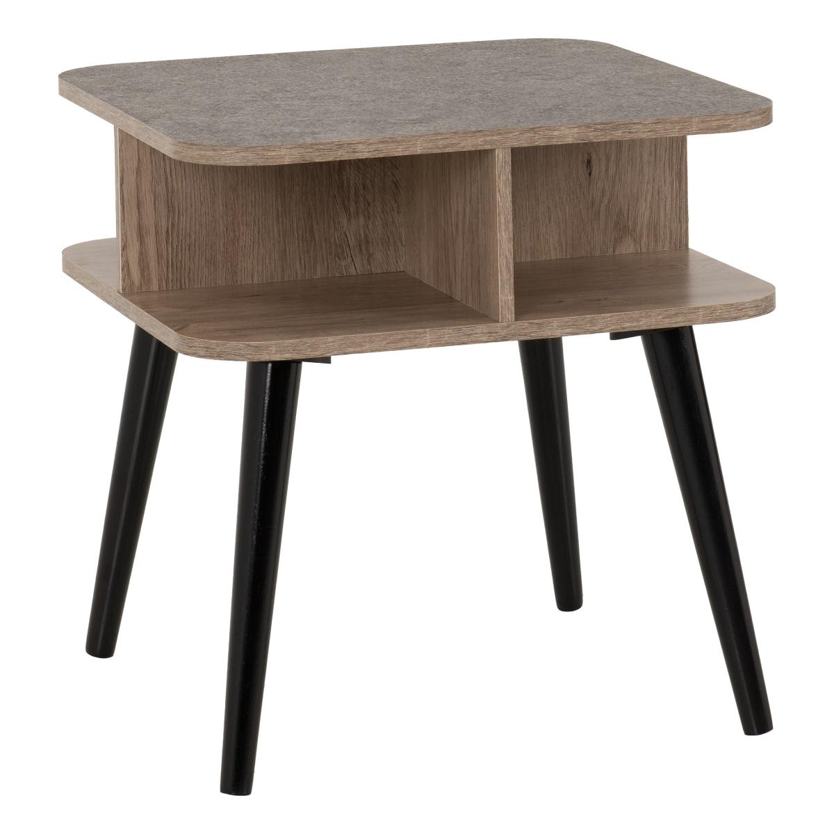 Saxton Side Table, Mid Oak Effect Mid Oak (Brown) – image 2