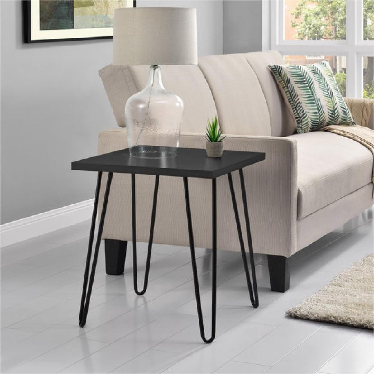 Return - Owen Retro Hairpin Side Table – image 1