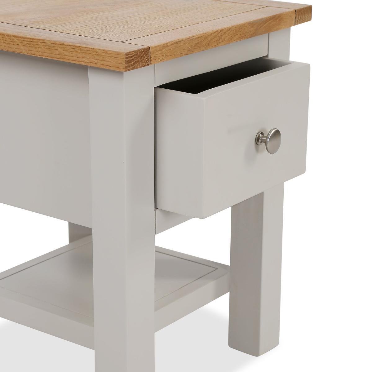 Bromley Grey Lamp Table Grey – image 4