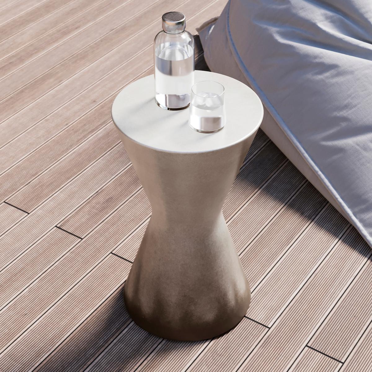 Noa Ombre Side Table Grey – image 4