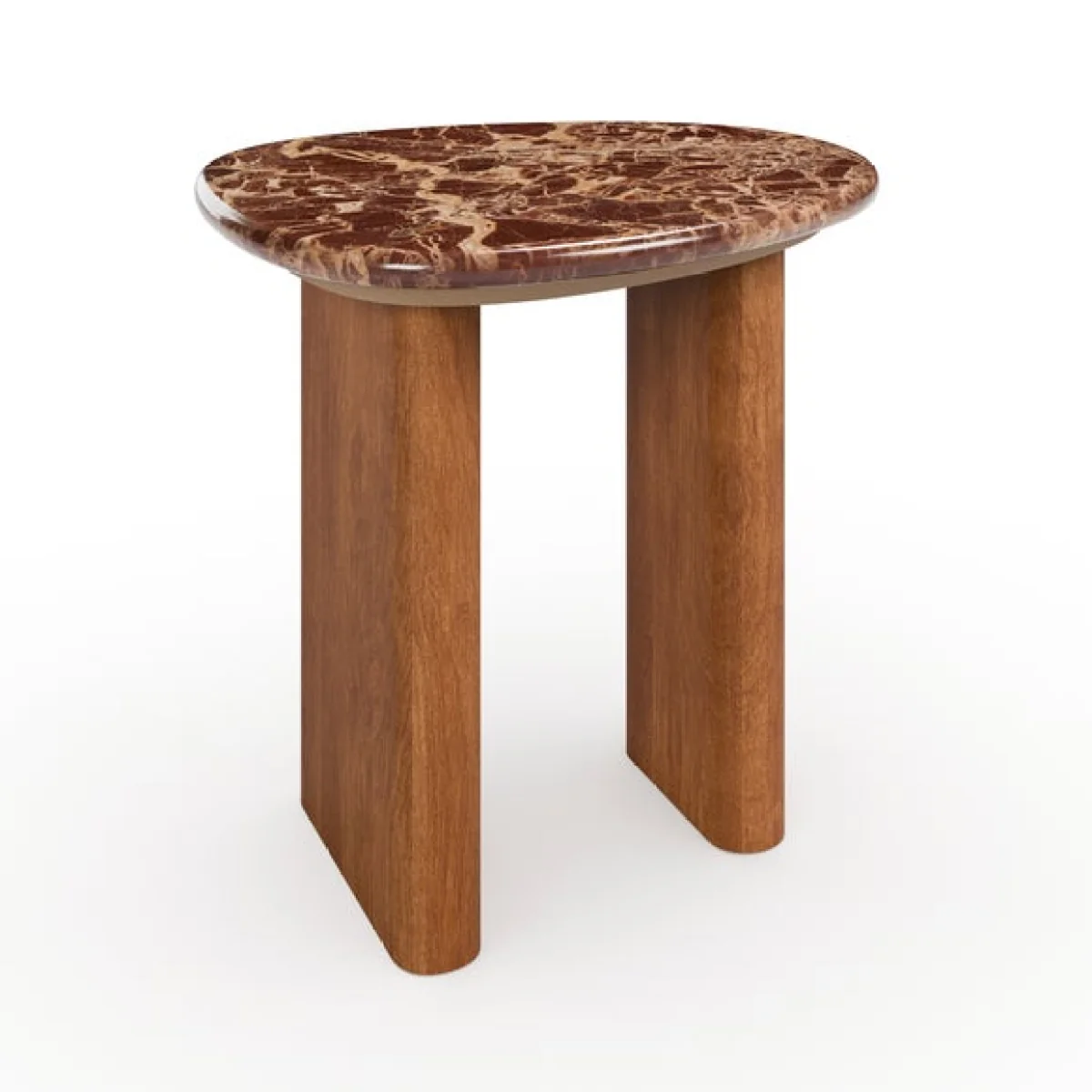 Pondus Side Table, Real Cherry Marble and Mango Wood – image 7