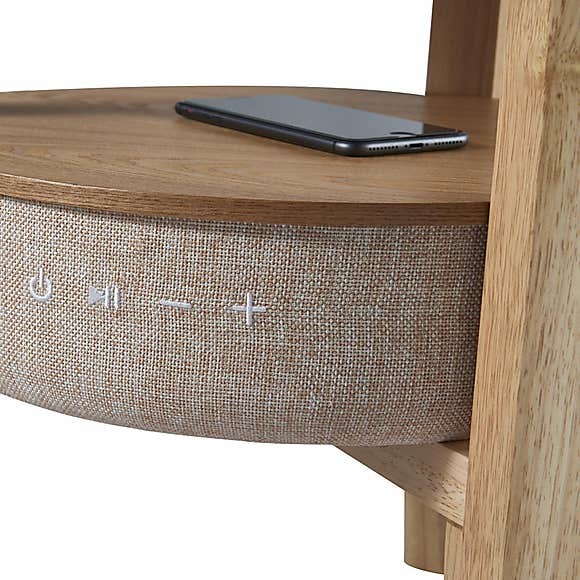 Kobe Smart Side Table Brown and Grey – image 3