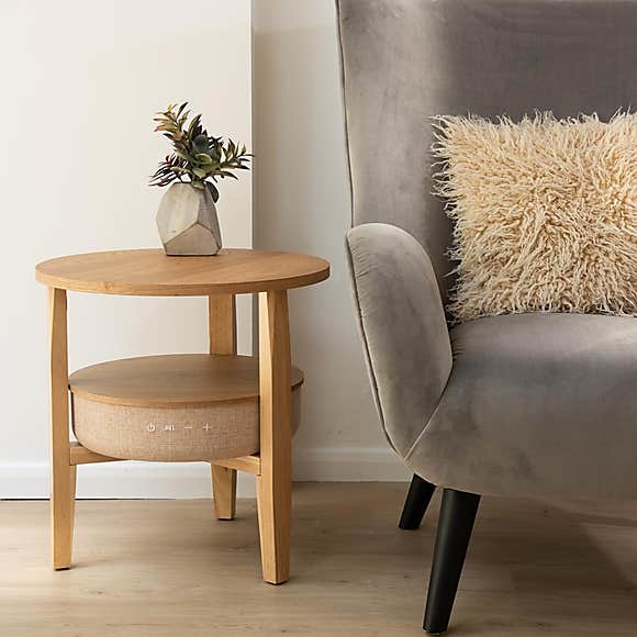 Kobe Smart Side Table Brown and Grey – image 4